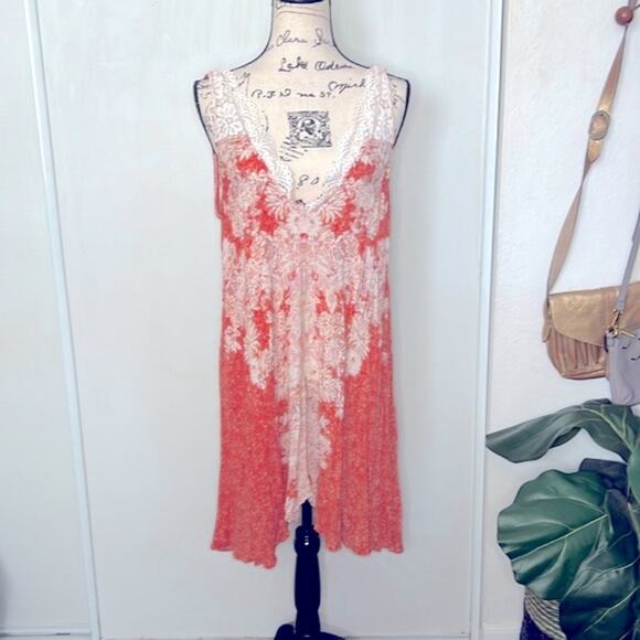 Free People Morning Sun Slip Mini Dress size Medium - Picture 2 of 10